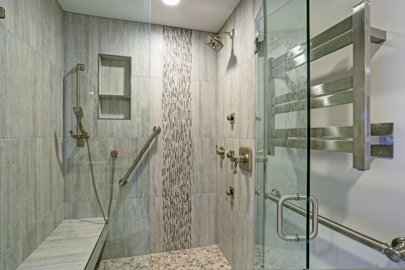 Walk-In Shower with Modern Finishes